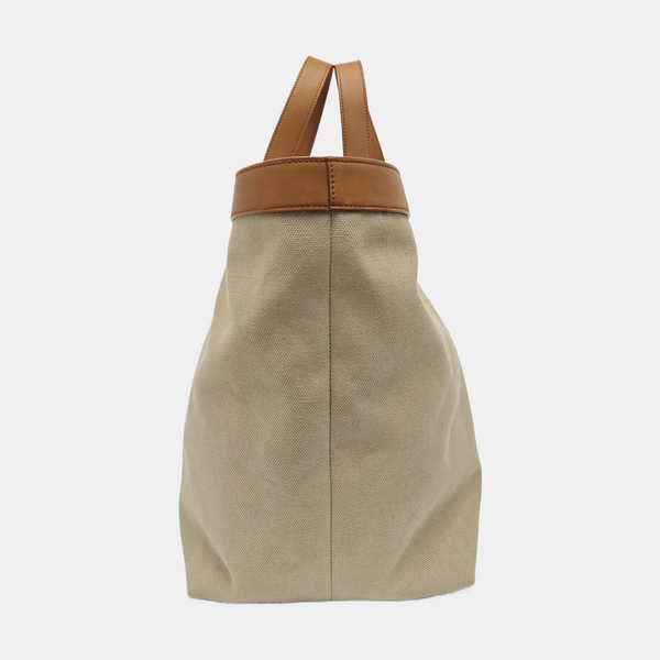 Y Quilted Canvas Beige