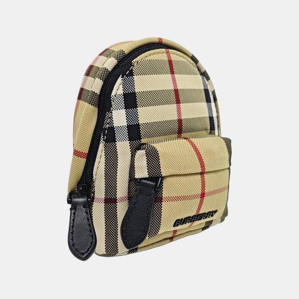 Canvas Coin Purse Beige