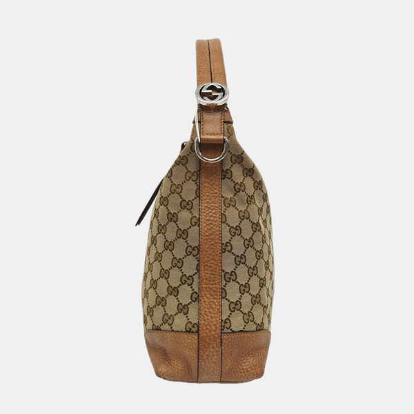 Monogram Canvas Top Handle Bag Beige