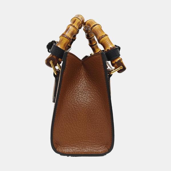 Diana Mini Calfskin Brown