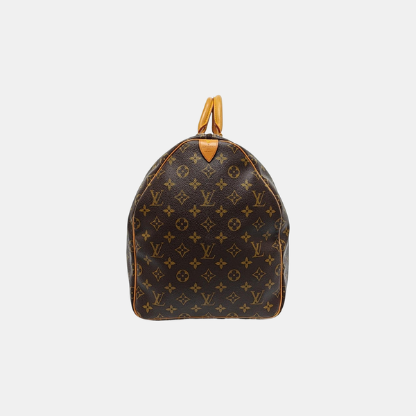 SAC SOUPLE 55 Monogram Coated Canvas Brown