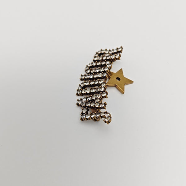 J'adior Crystal Gold Brooch