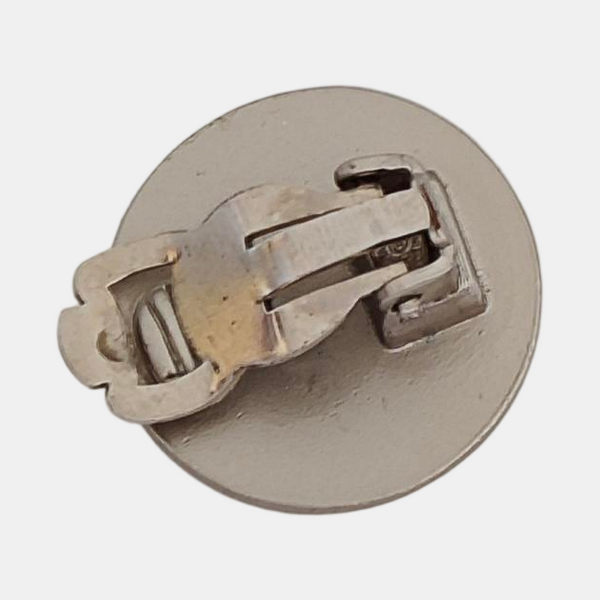 Metal Silver Clip On Earrings