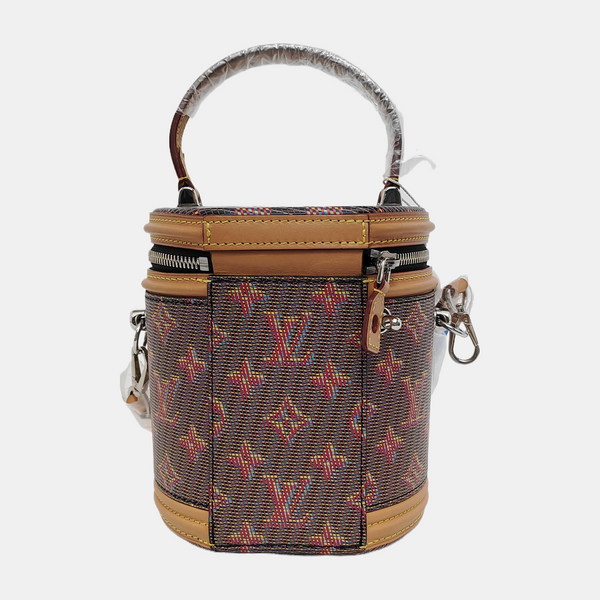 CANNES Monogram Calfskin Brown