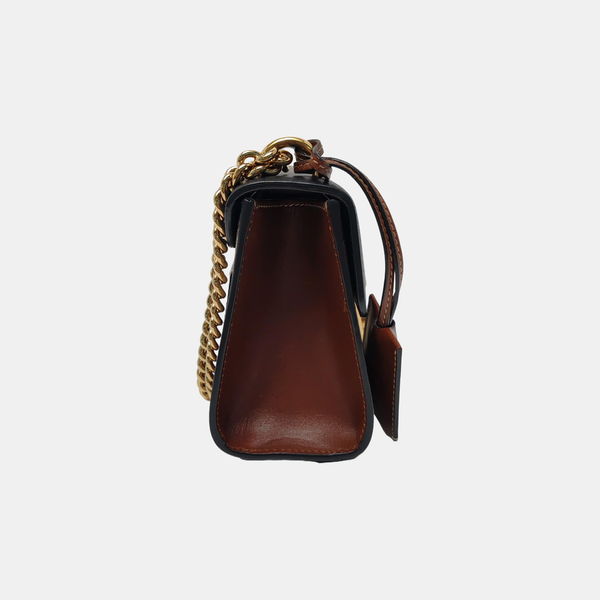 Authenticated pre-owned Padlock Small Monogram Coated Canvas Multicolor - Crossbody Bag at Looply