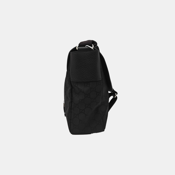 Fabric Shoulder Bag Black