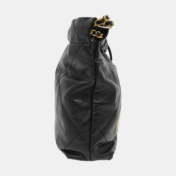 CHANEL 22 Mini Quilted Calfskin Black