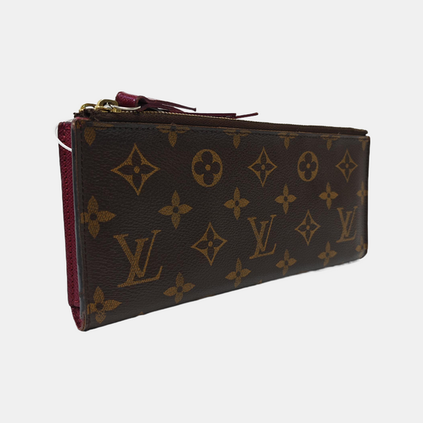 ADÈLE Monogram Coated Canvas Brown Wallet