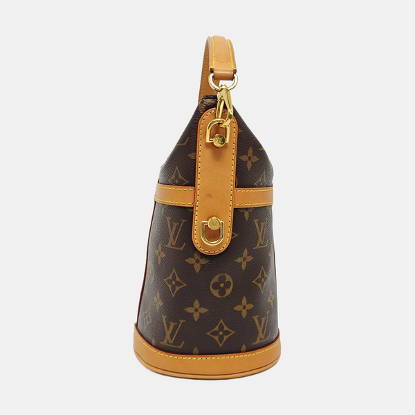 DUFFLE Monogram Coated Canvas Brown