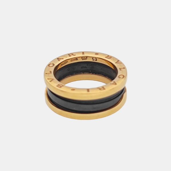 B.ZERO1 18k Rose Gold Ring EU 53