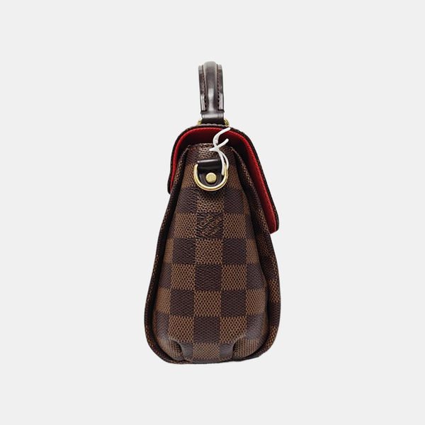 CROISETTE Damier Ebene Coated Canvas Brown
