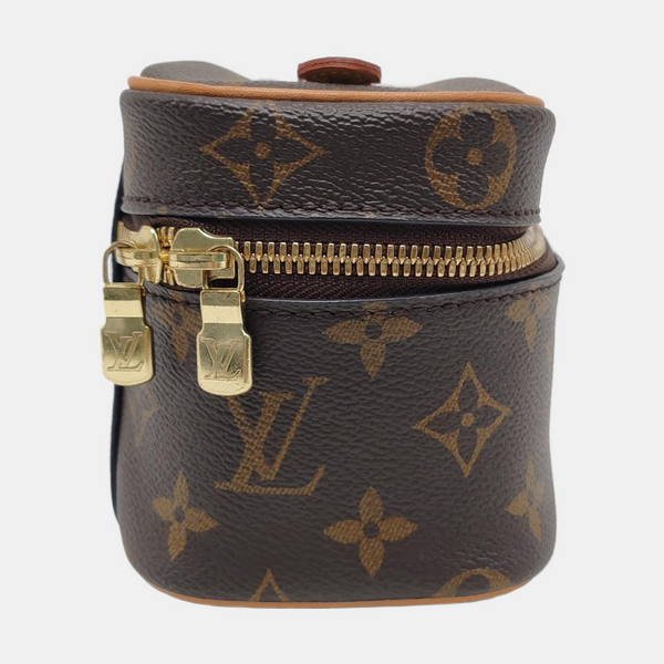 NICE Super Mini Monogram Coated Canvas Brown