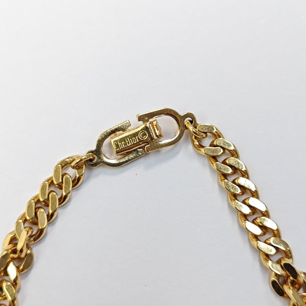 CD Navy Metal Gold Bracelet