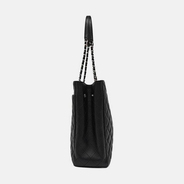 SURPIQUE Quilted Calfskin Black