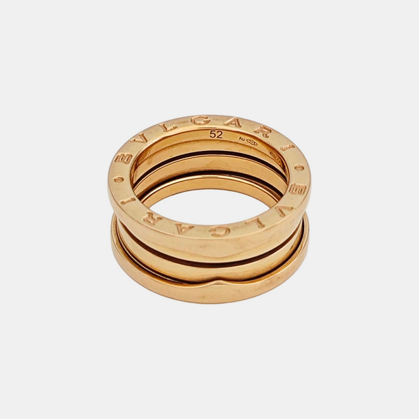 B.ZERO1 18k Rose Gold Ring EU 52