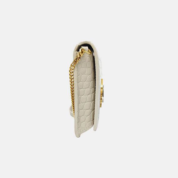 MONOGRAM Calfskin White