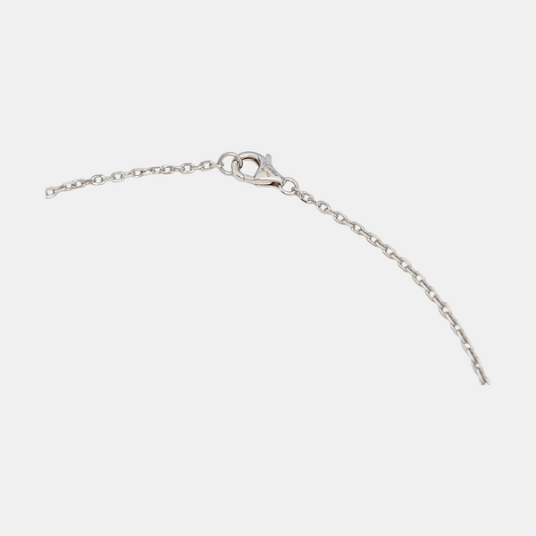 LOVE 18k White Gold Silver Necklace