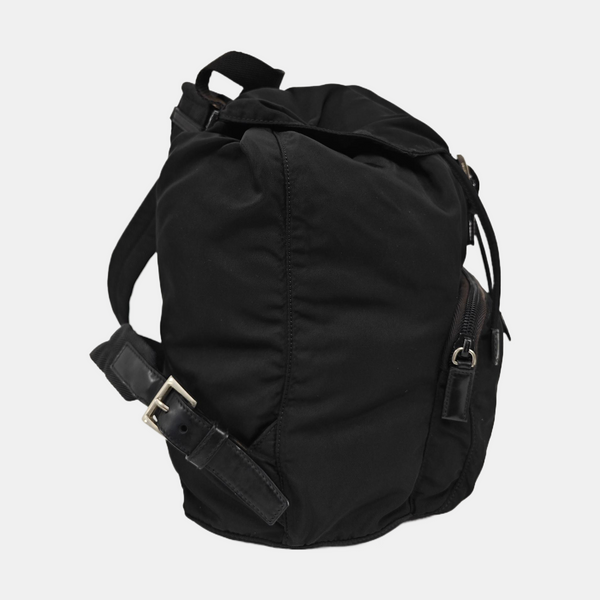 Nylon Backpack Black