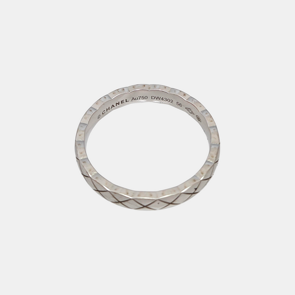 COCOCRUSH 18k White Gold Silver Ring EU 56