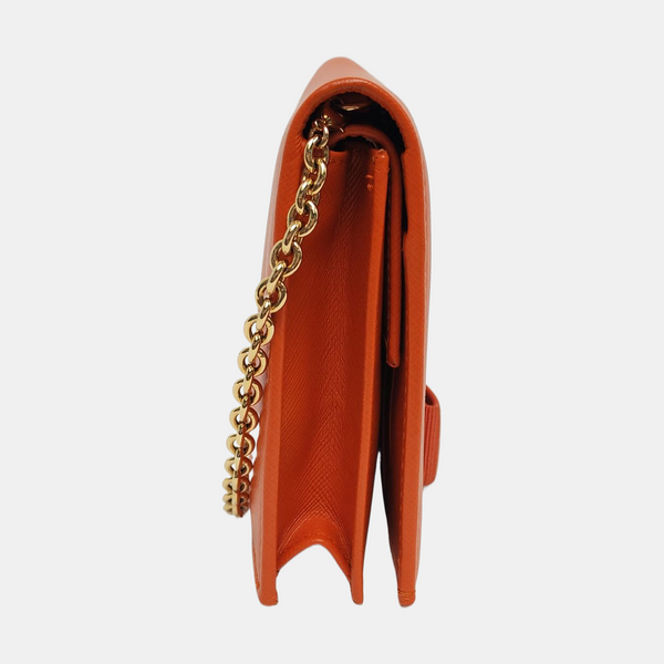 Ginny Calfskin Orange