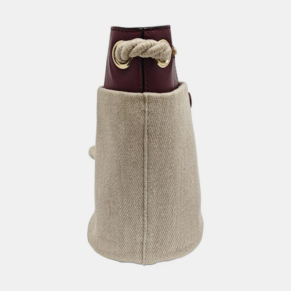 Canvas Bucket Bag Gray