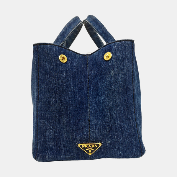 Denim Quilted Denim Blue