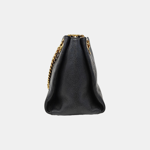 SURENE BB Monogram Calfskin Black