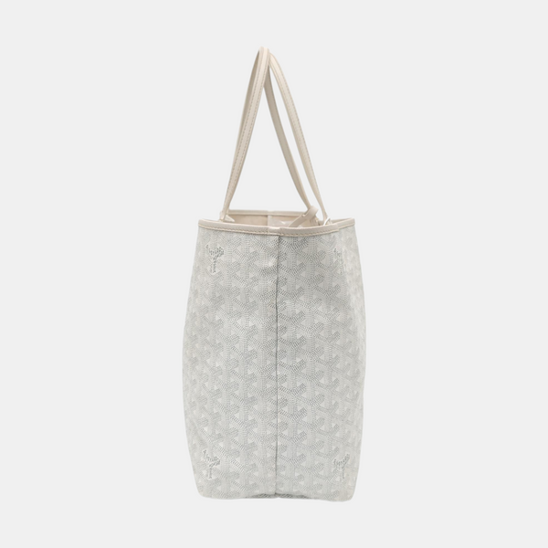 Authenticated pre-owned Saint Louis PM Coated Canvas White - Tote Bag at Looply