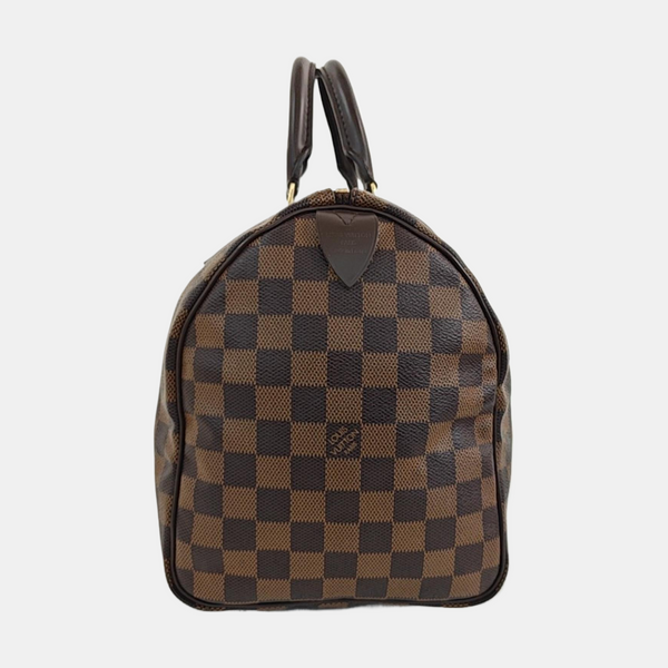SPEEDY 30 Damier Ebene Coated Canvas Brown