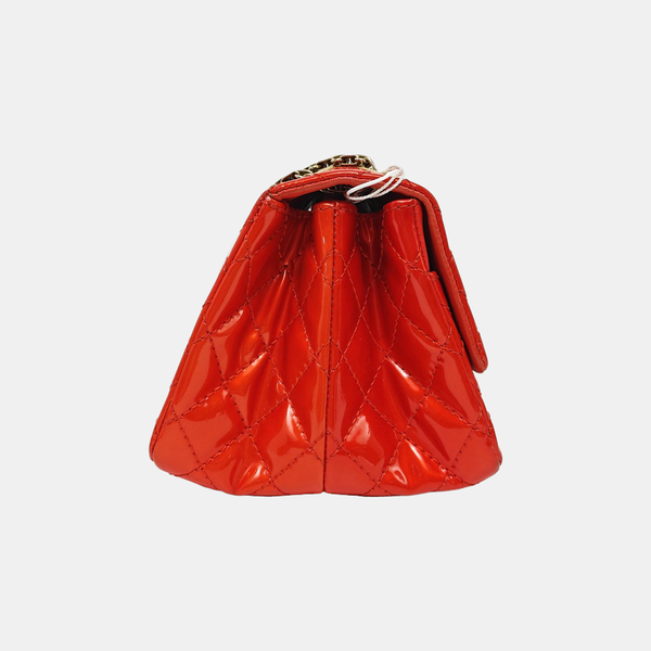 2.55 225 (small) Quilted Patent Leather Red