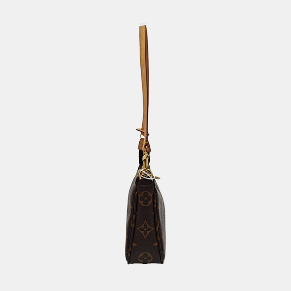 ACCESSOIRES GM Monogram Coated Canvas Brown
