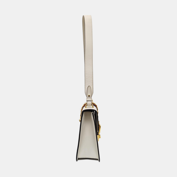 Sylvie Small Calfskin White
