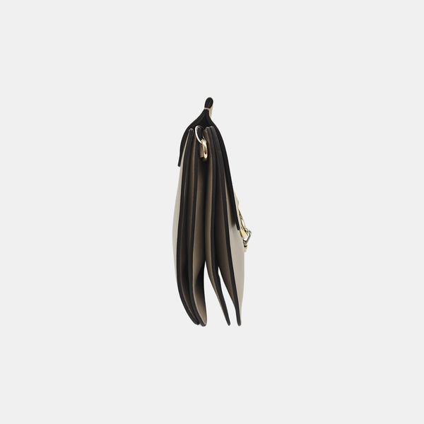 Faye Medium Calfskin Gray