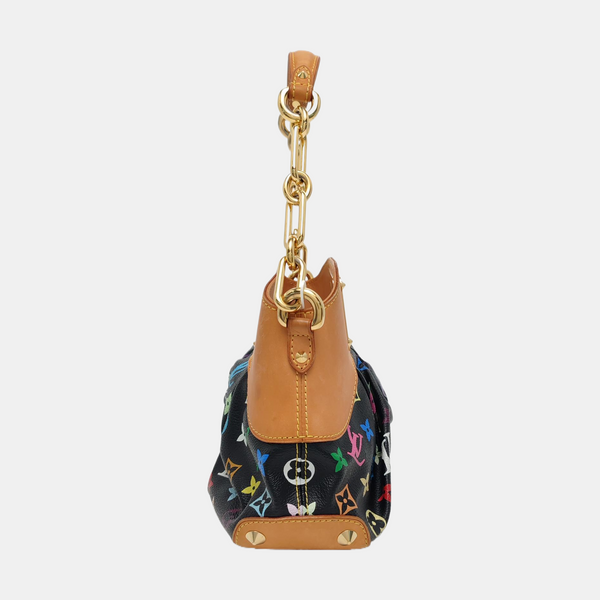 JUDY PM Monogram Coated Canvas Black