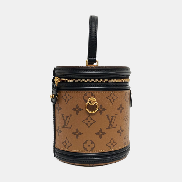 CANNES PM Monogram Coated Canvas Brown