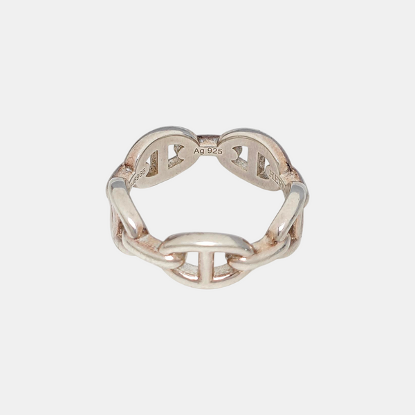 Chaine D'ancre Enchainee 925 Sterling Silver Ring EU 56