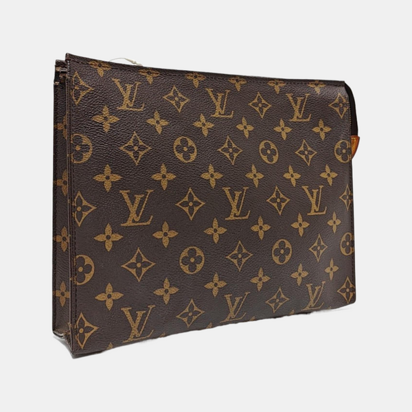 TOILET POCKET 26 Monogram Coated Canvas Brown