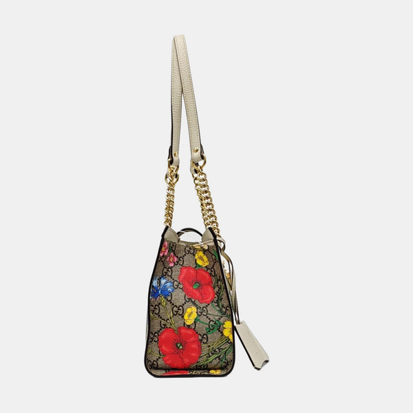 Padlock Small Monogram Coated Canvas Beige