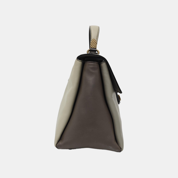 Piazza Medium Calfskin Gray