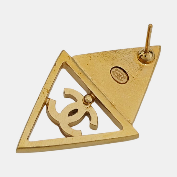 Metal Gold Stud Earrings