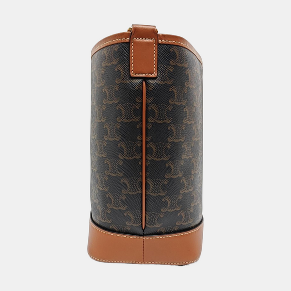 TRIOMPHE CANVAS Small Coated Canvas Brown