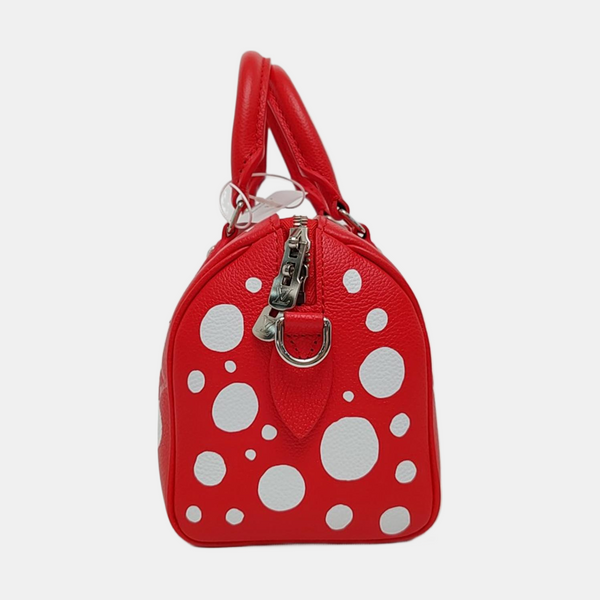 Authenticated pre-owned SPEEDY Monogram Calfskin Red - Shoulder Bag at Looply