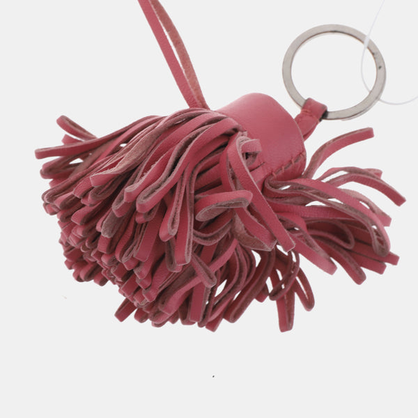 Red Leather Bag Charm