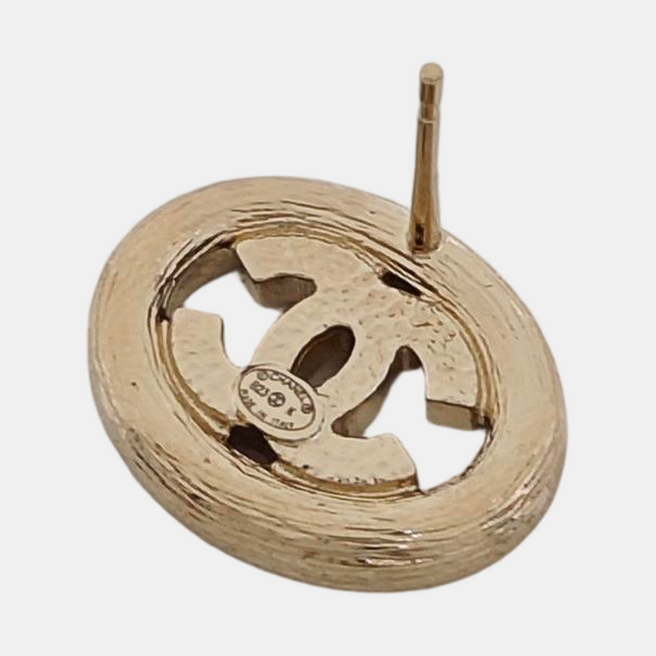 Metal Gold Stud Earrings