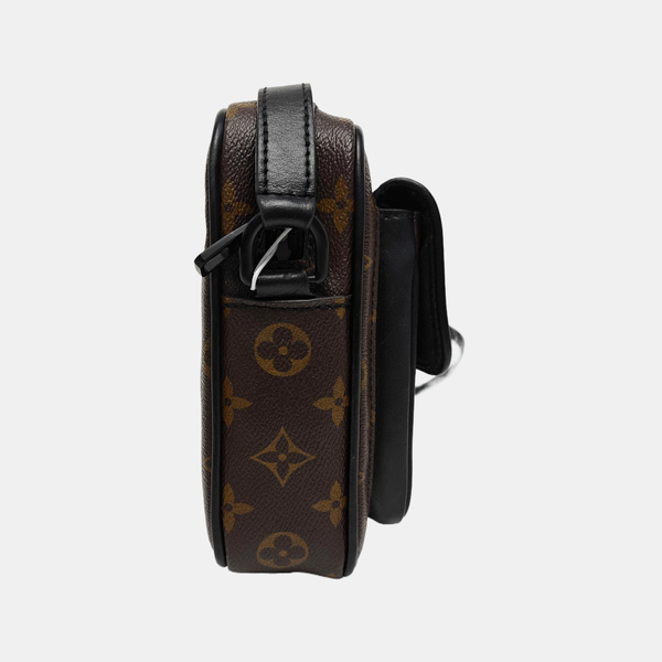 CHRISTOPHER Monogram Coated Canvas Brown