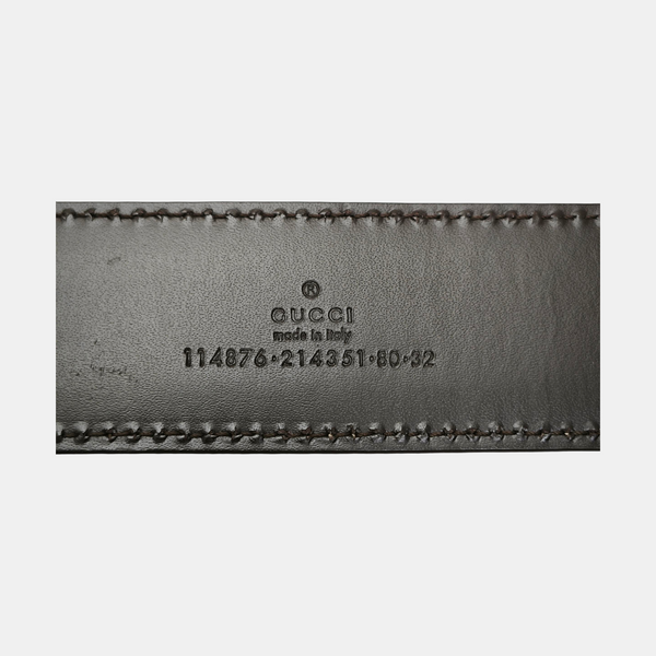 Leather Belt White