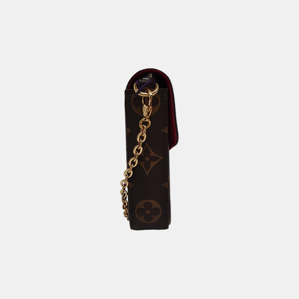FÉLICIE Monogram Coated Canvas Brown