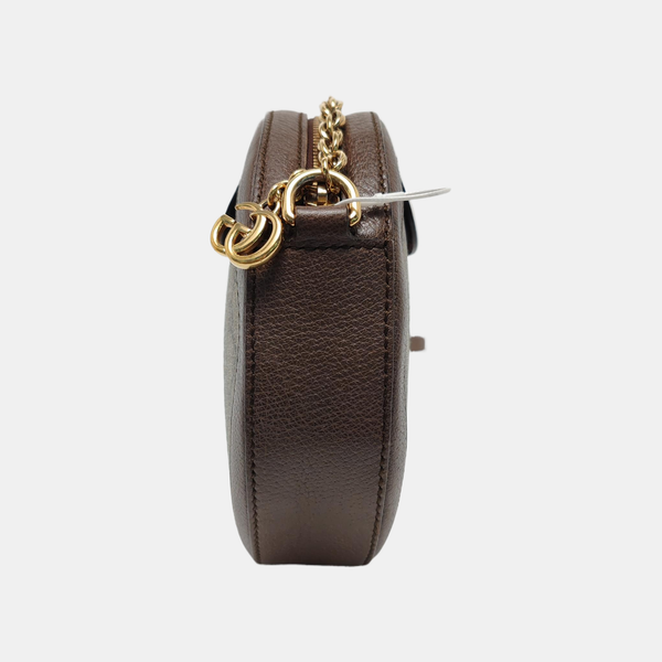 Ophidia Mini Monogram Coated Canvas Beige