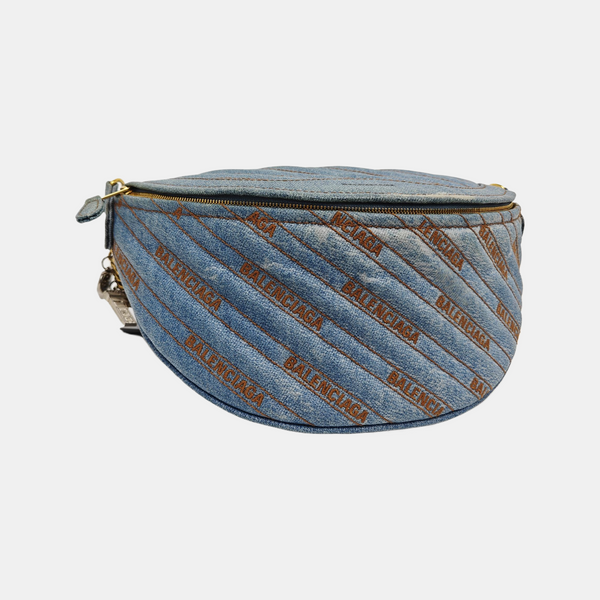 Souvenirs Quilted Denim Blue