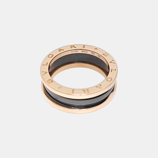 B.ZERO1 18k Rose Gold Ring EU 59